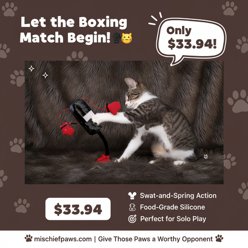 Cat Boxing Teaser Toy promotional banner