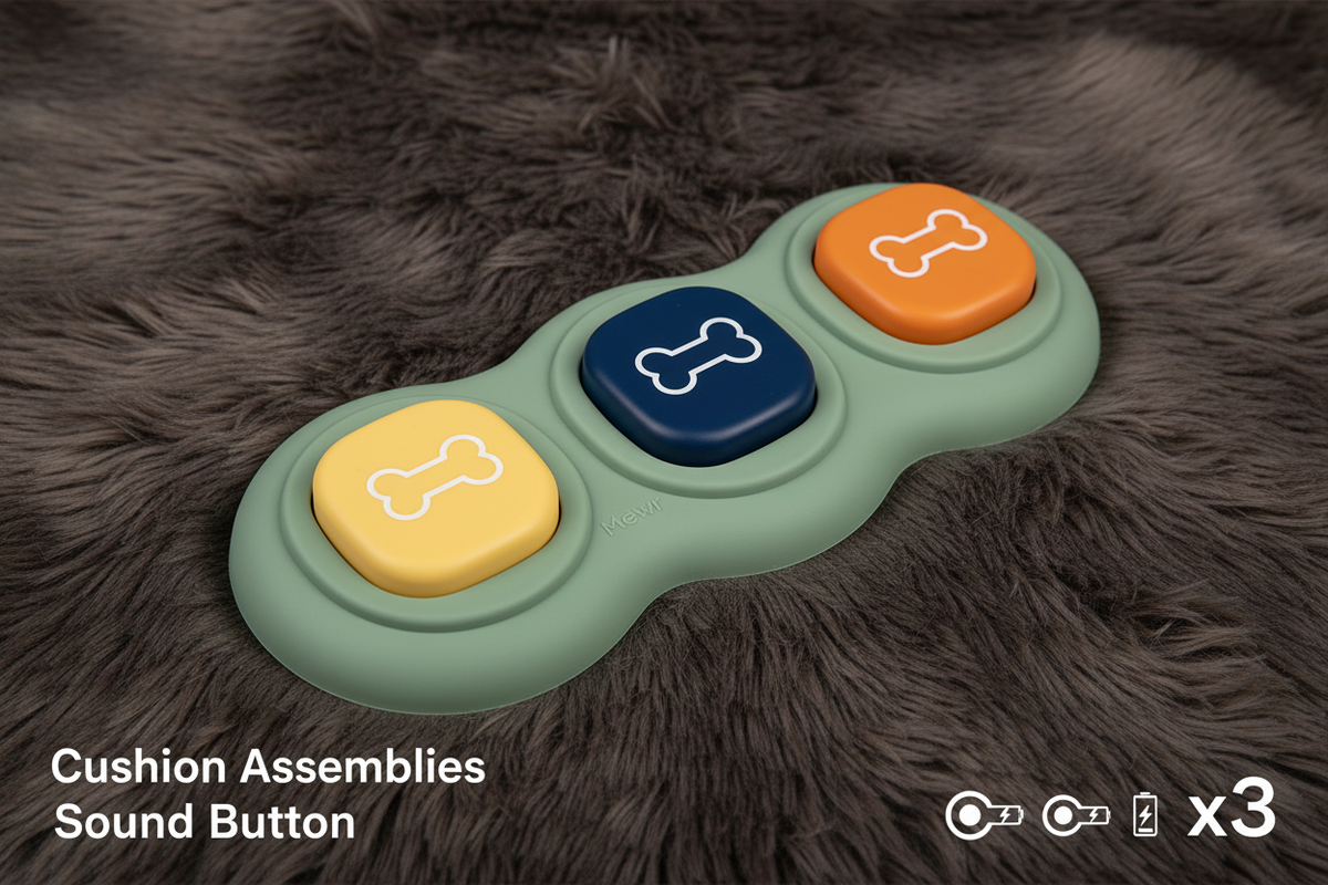 3-button cushion assembly sound button set