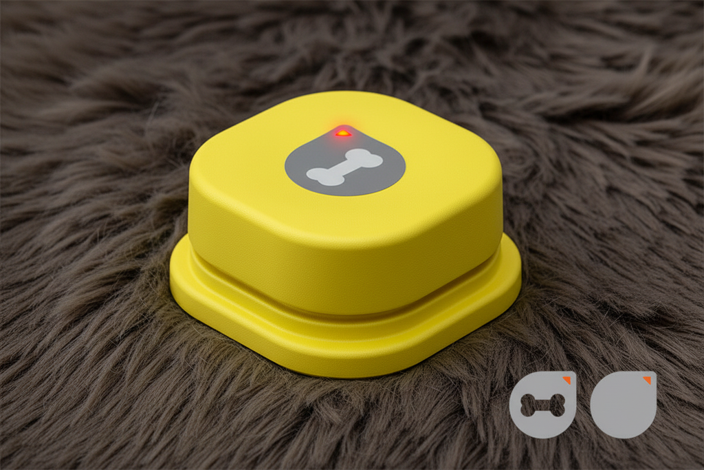 Yellow button solo hero shot