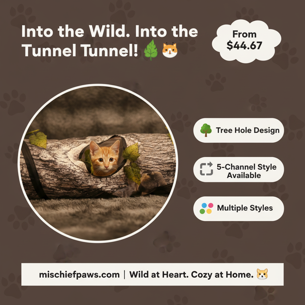 Creative Cat Tunnel promotional banner
