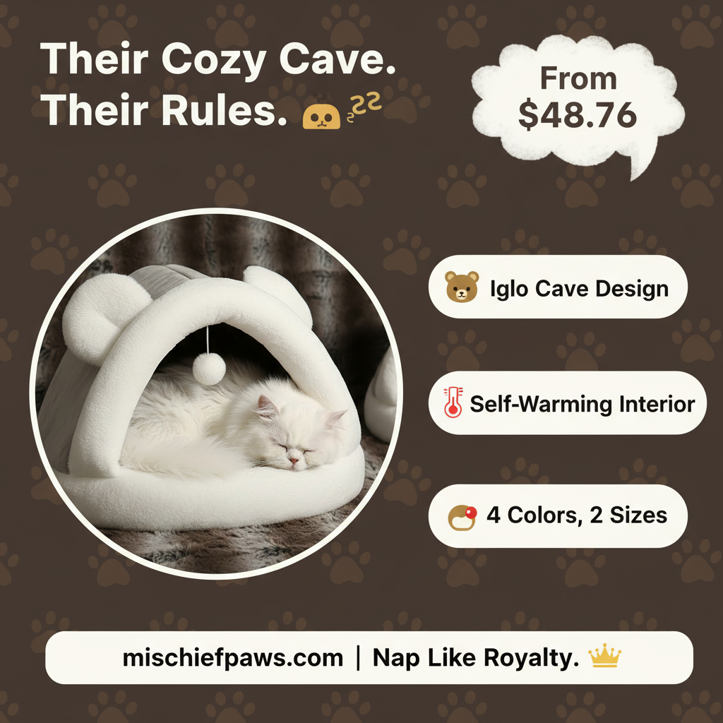 Igloo Cave Pet Bed promotional banner