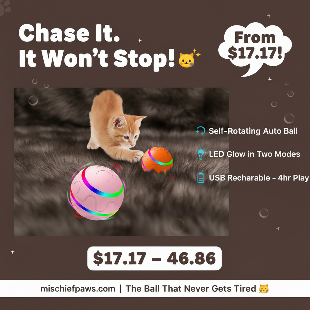 Cat Wicked Ball Toy promotional banner