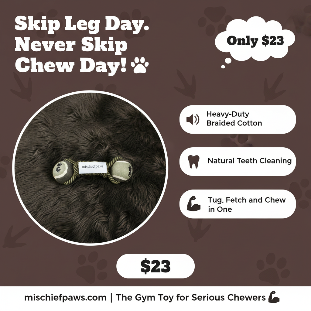 Dumbbell Rope Chew Toy promotional banner