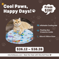 Mischief Paws Cooling Mat Banner – Dark